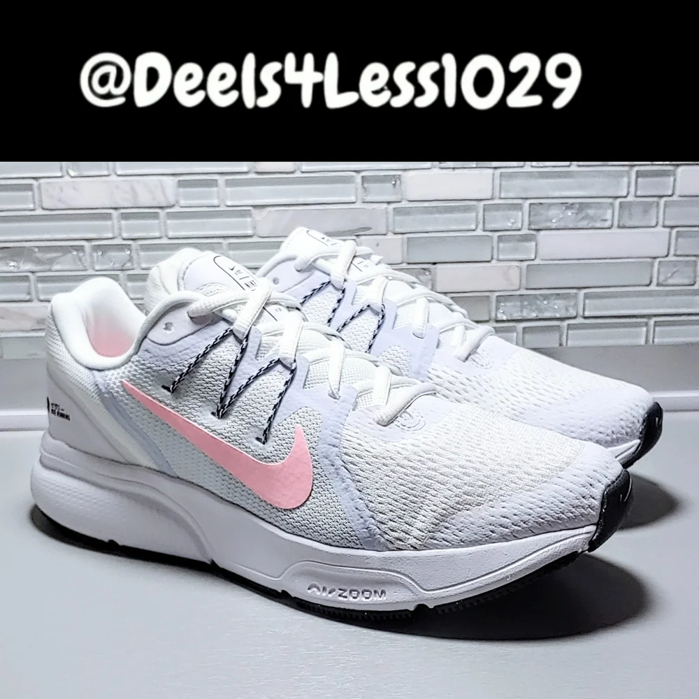 Nike Zoom Span 3 Running Womens Size 9 White Iris Blue Pink - Picture 3 of 6